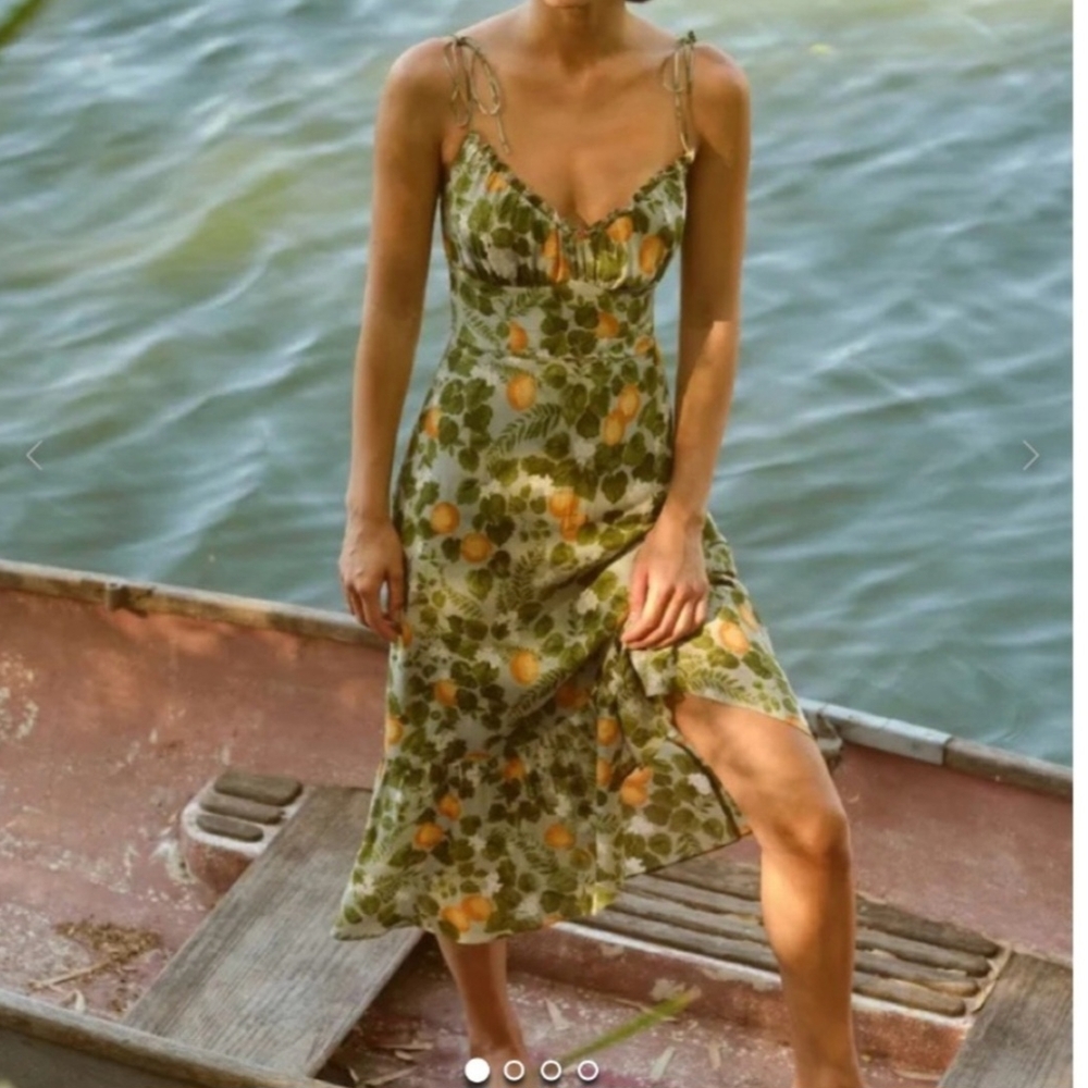 NW/OT Reformation Embry Floral Midi Dress
